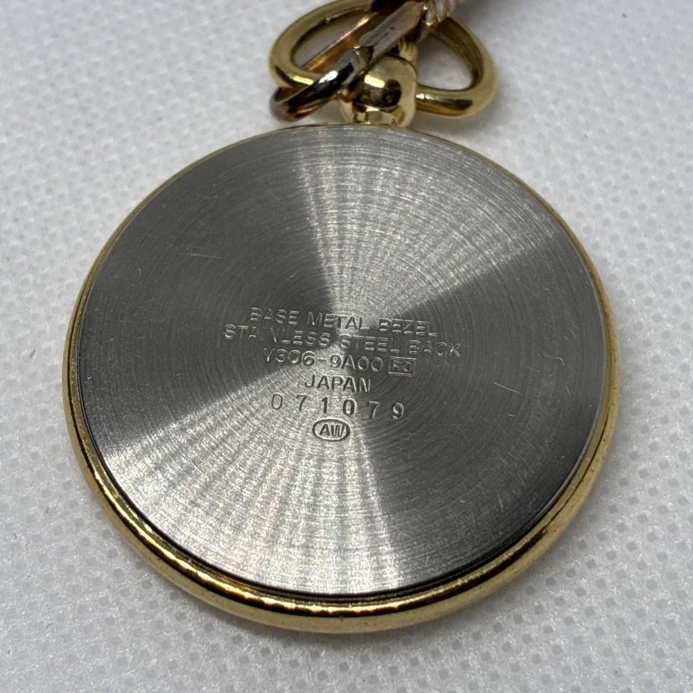 Vintage SEIKO SUCCESS Alba V306-9A00 Quartz Pocket Watch - Running!